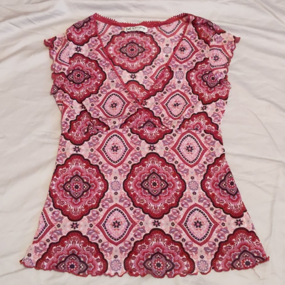 Juniors Self Esteem V-neck Top